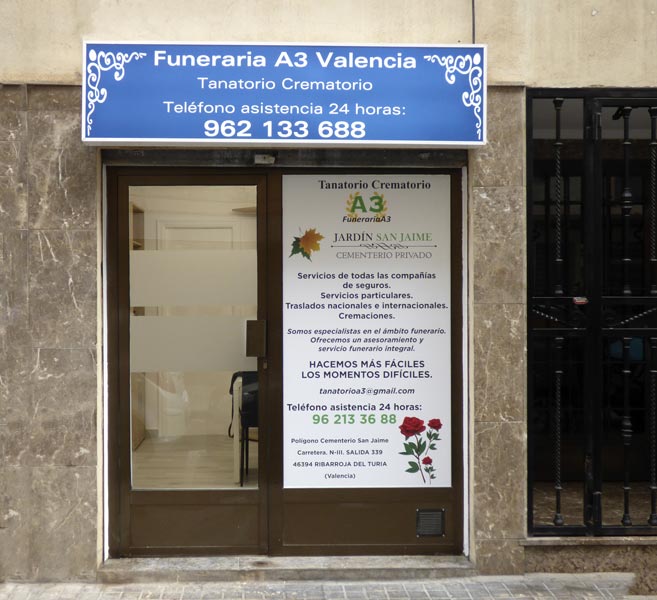 Funeraria a3 en Valencia